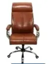 "Command Comfort Grand – Deluxe Reclining Leather Office Chair with Adjustable Features"